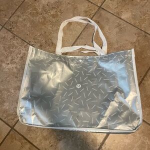 lululemon athletica Shimmering Silver Tote
